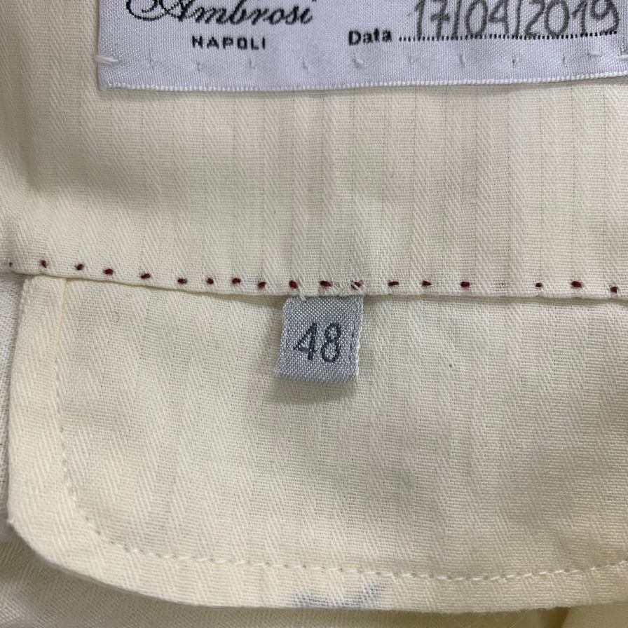 【AMBROSI LA】アンブロージ スラックス グレー(灰色) サイズ 48