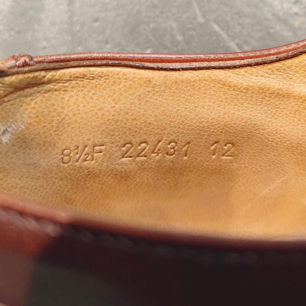 ※タグ欠損【Paraboot】パラブーツ シャンボード Uチップ カーフ ブラウン系 サイズ UK8.5