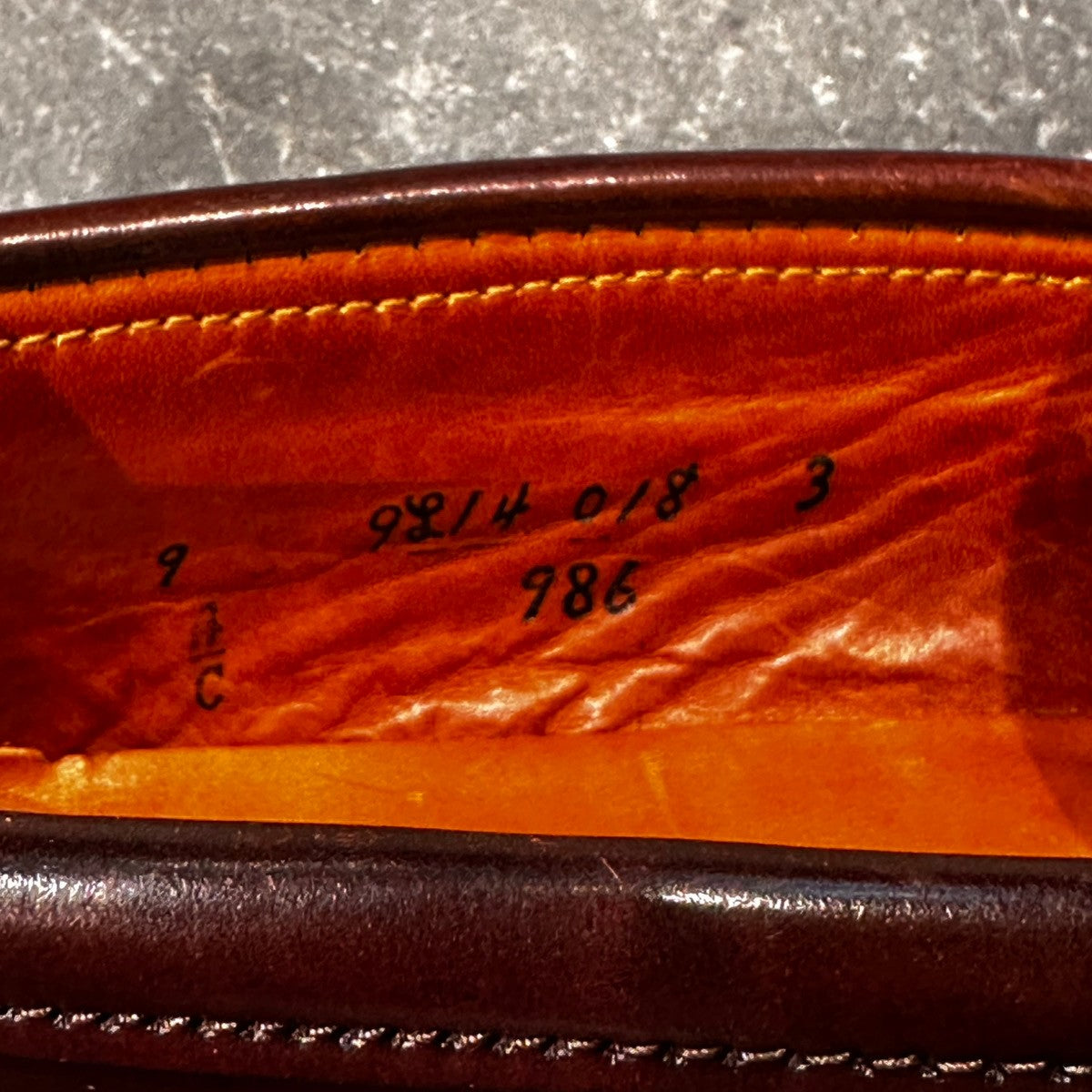 美品【ALDEN】オールデン 986 ペニーローファー コードバン ダークバーガンディ サイズUS9C バンラスト