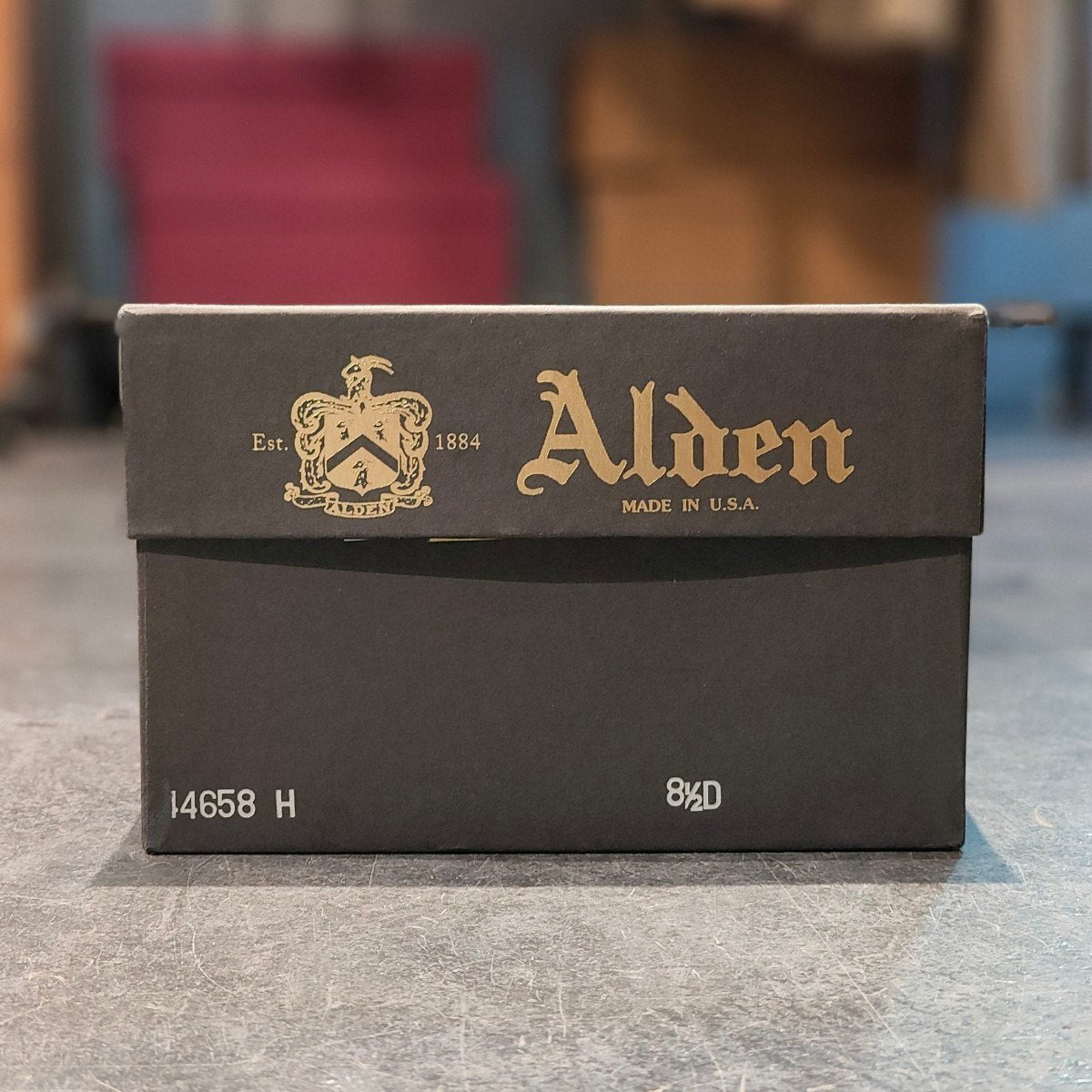 美品 【ALDEN】オールデン 44658H ウイングチップ ブーツ コードバン ダークバーガンディ サイズU8.5D バリーラスト