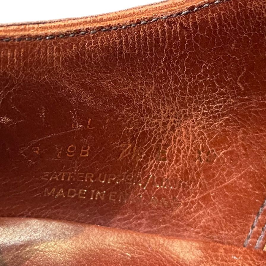 【Crockett&Jones】クロケット&ジョーンズ LA ビジネスシューズ ブラウン(茶系) サイズ UK7.5E ラスト