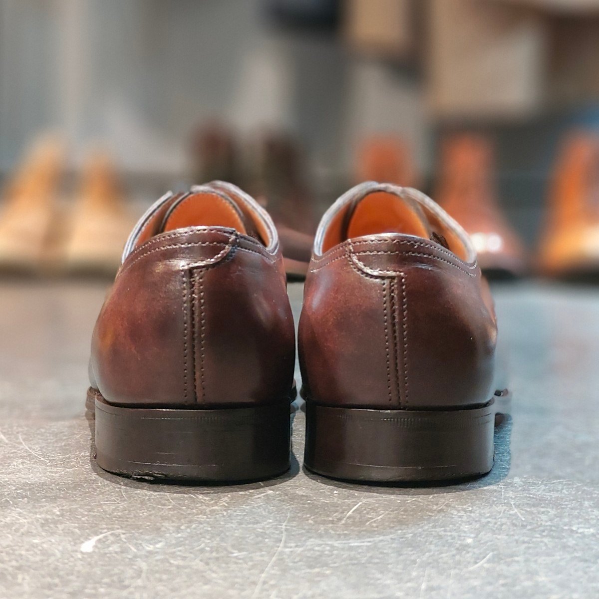 極美品 【JOHNLOBB】ジョンロブ シティ2 ミュージアムカーフ ダークブラウン サイズ UK6D 7000ラスト 定価¥215,600-
