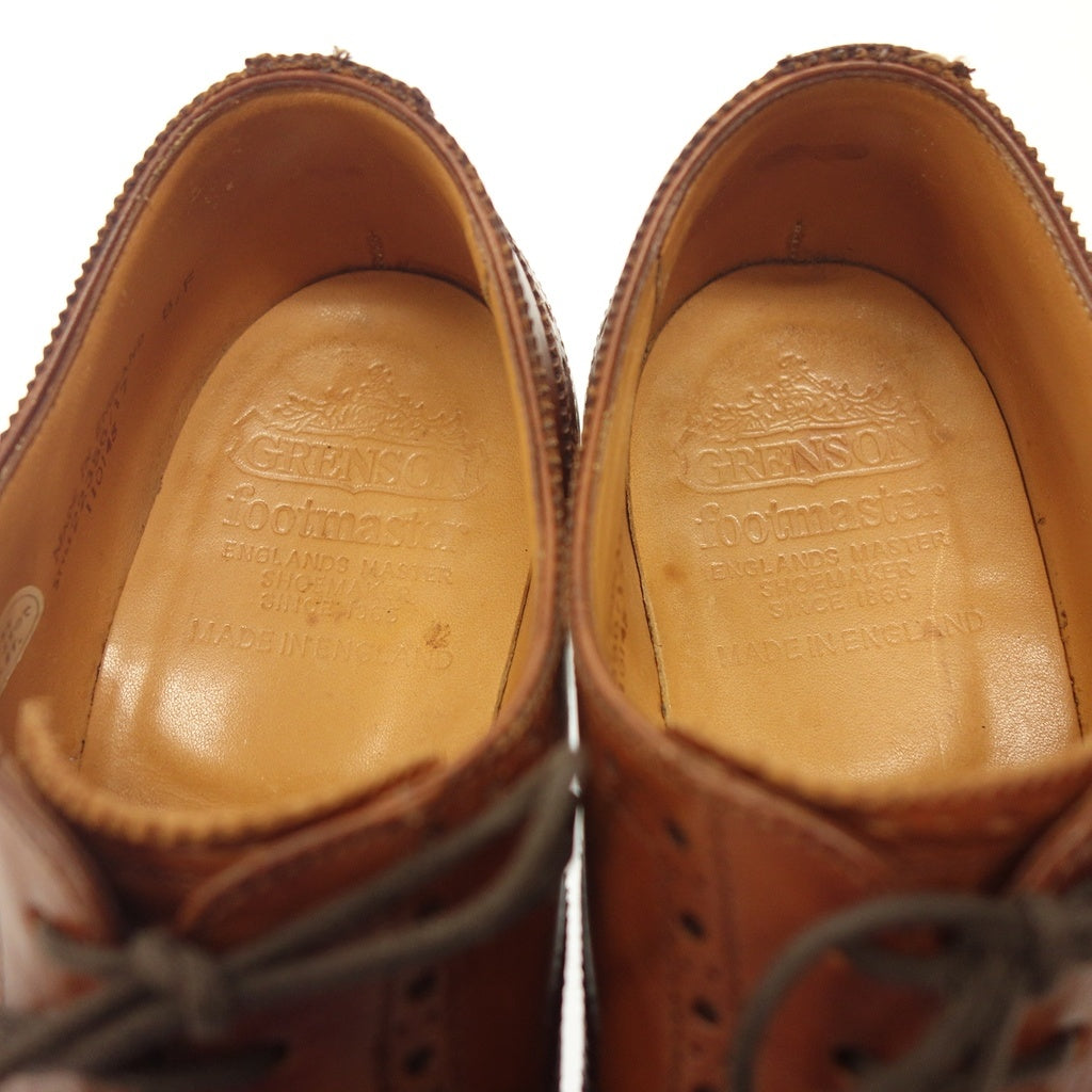 【GRENSON】グレンソン footmaster 90s 旧ロゴ BATH フルブローグ カーフ ブラウン サイズ UK8.5F