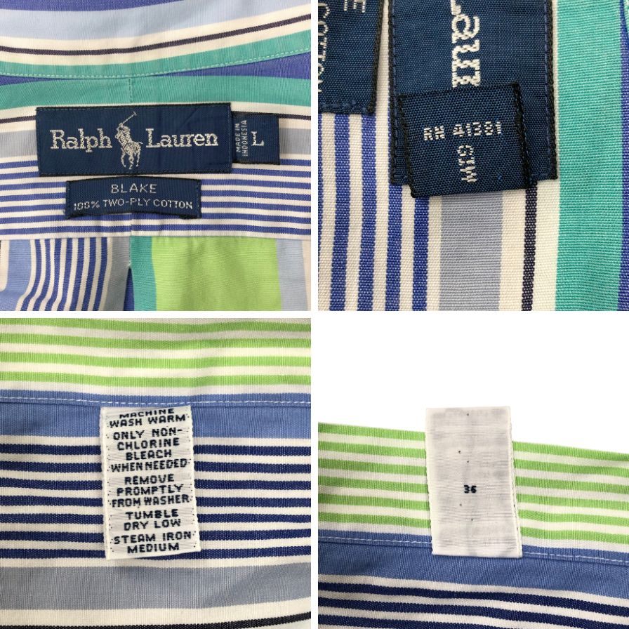【RALPH LAUREN】ラルフローレン チェックシャツ サイズ