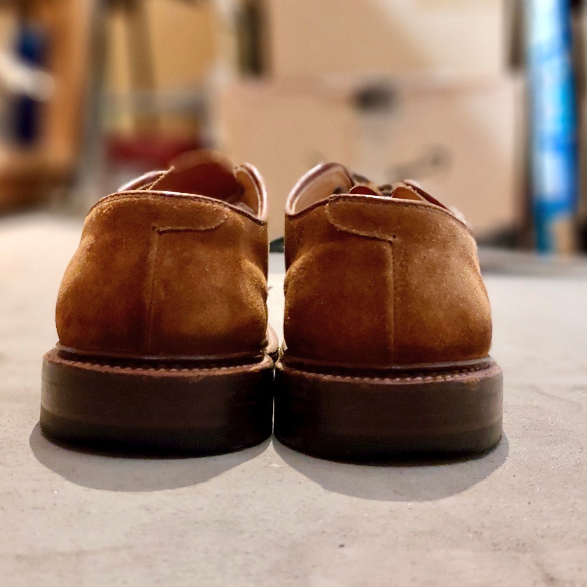 【ALDEN】オールデン ユニオンメイド別注 29336F プレーントゥ スエード ブラウン サイズ US7.5D バリーラスト