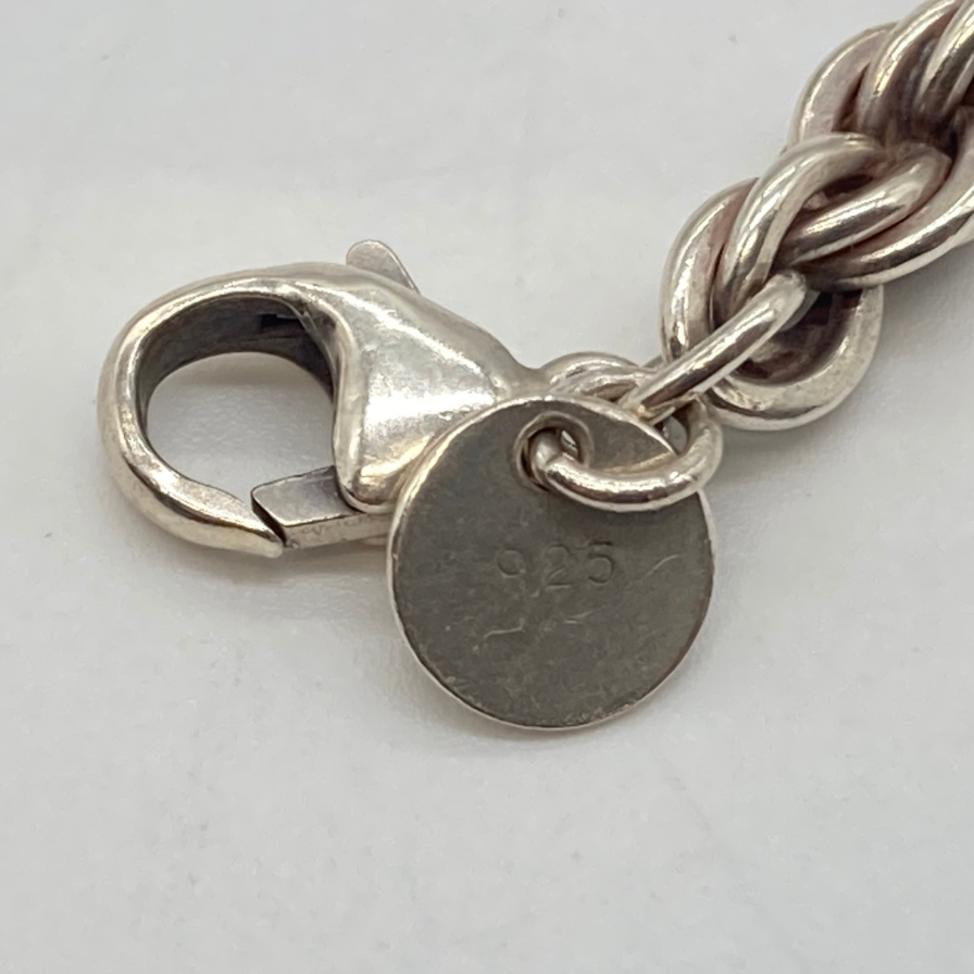 【TIFFANY & CO.】ティファニー ツイストチェーンブレスレット SV925 シルバー