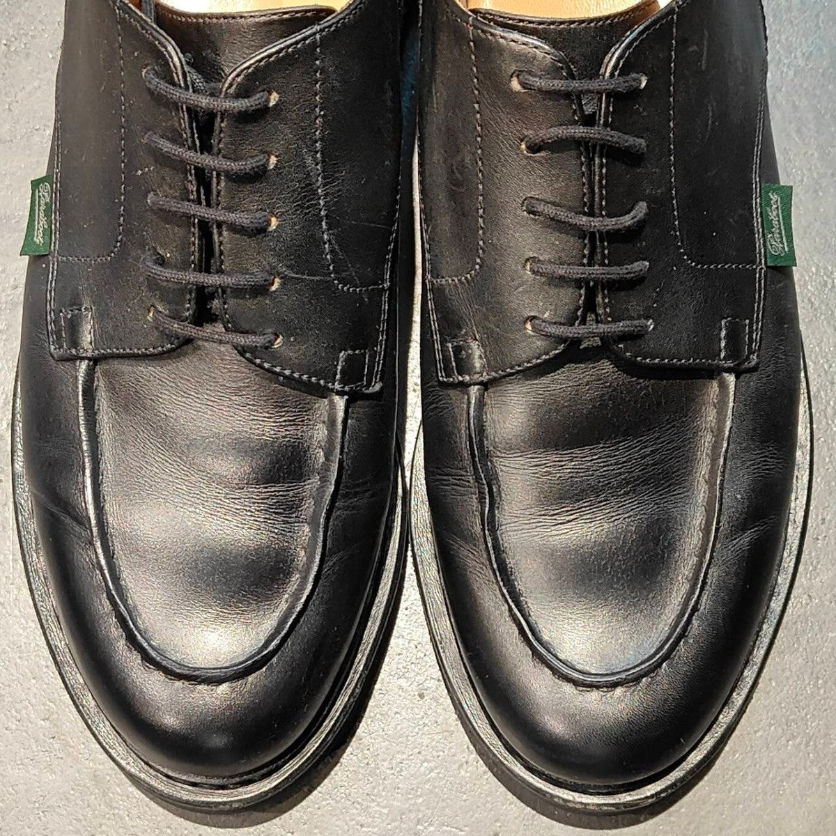 【Paraboot】パラブーツ シャンボード Uチップ カーフ ブラック サイズUK9 定価¥96,800-