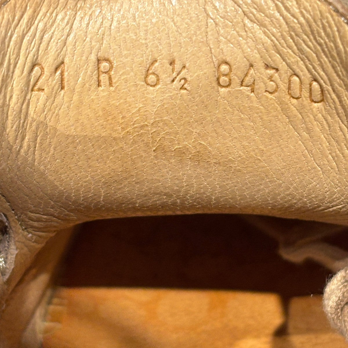 極美品【Paraboot】パラブーツ シメイ Uチップ スエード ベージュ サイズ UK6.5 参考定価¥101,200-