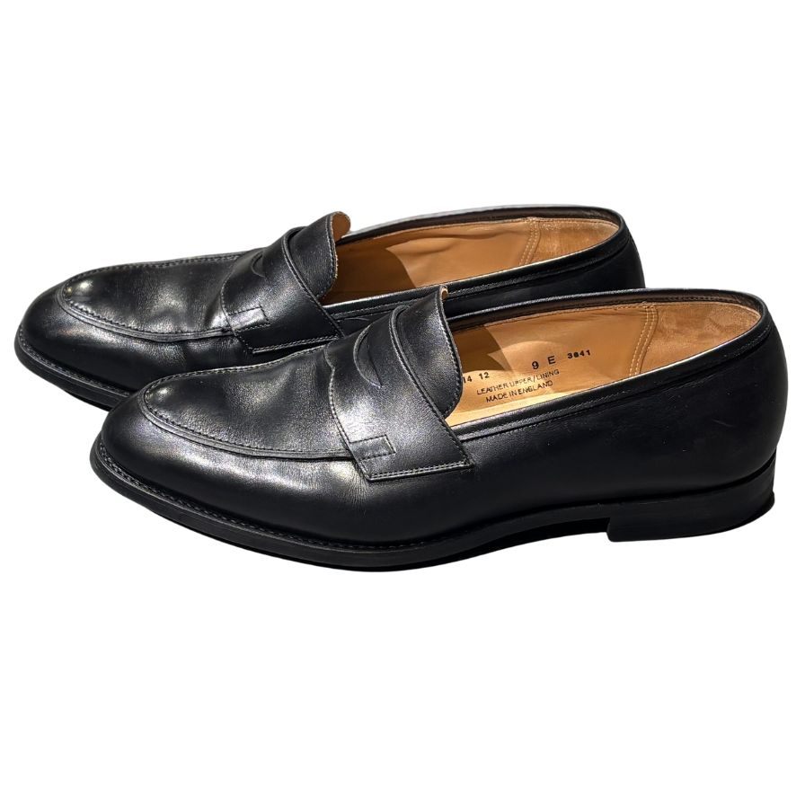 【CROCKETT&JONES】クロケット&ジョーンズ 6414 ローファー ブラック(黒) サイズ UK9E ラスト