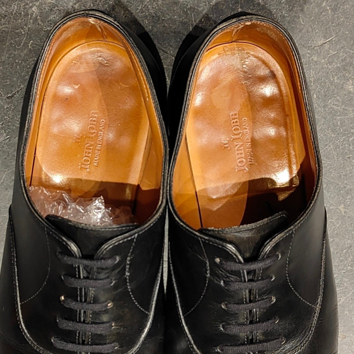 【JOHN LOBB】ジョンロブ シティ2 ストレートチップ カーフ ブラック サイズUK5.5E 7000ラスト参考定価¥228,800-