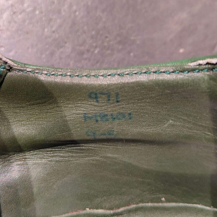 【Tricker’s】トリッカーズ×ニコラスデイリー Uチップ M8101 グレインレザー グリーン サイズ UK9