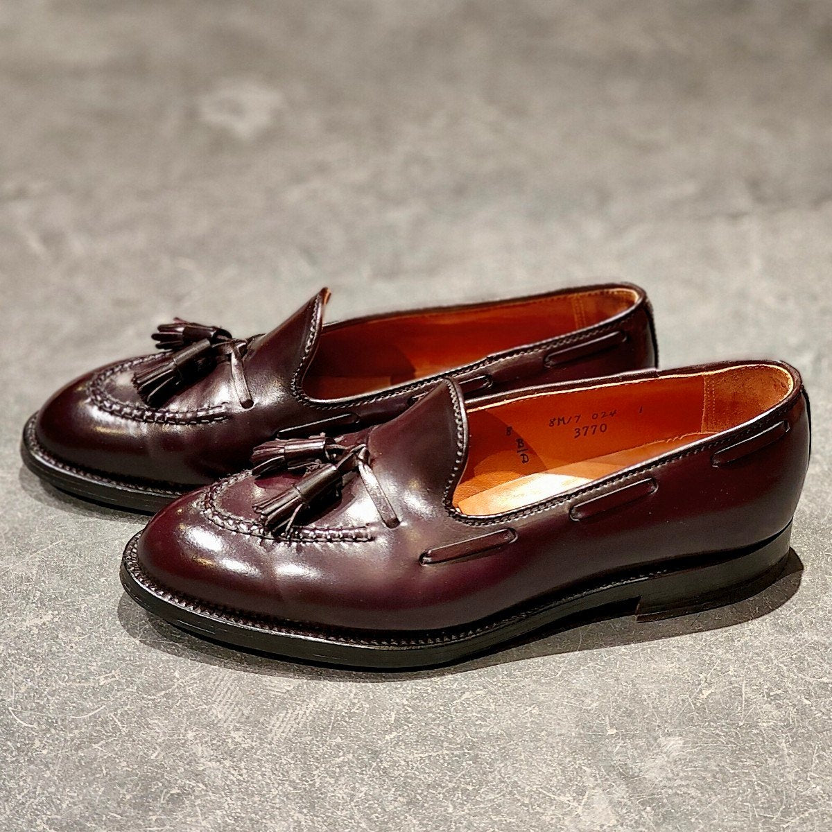 希少 極美品 【ALDEN】オールデン ビューティ&ユース別注 3770 タッセルローファー コードバン ダークバーガンディ サイズUS8D アバディーンラスト