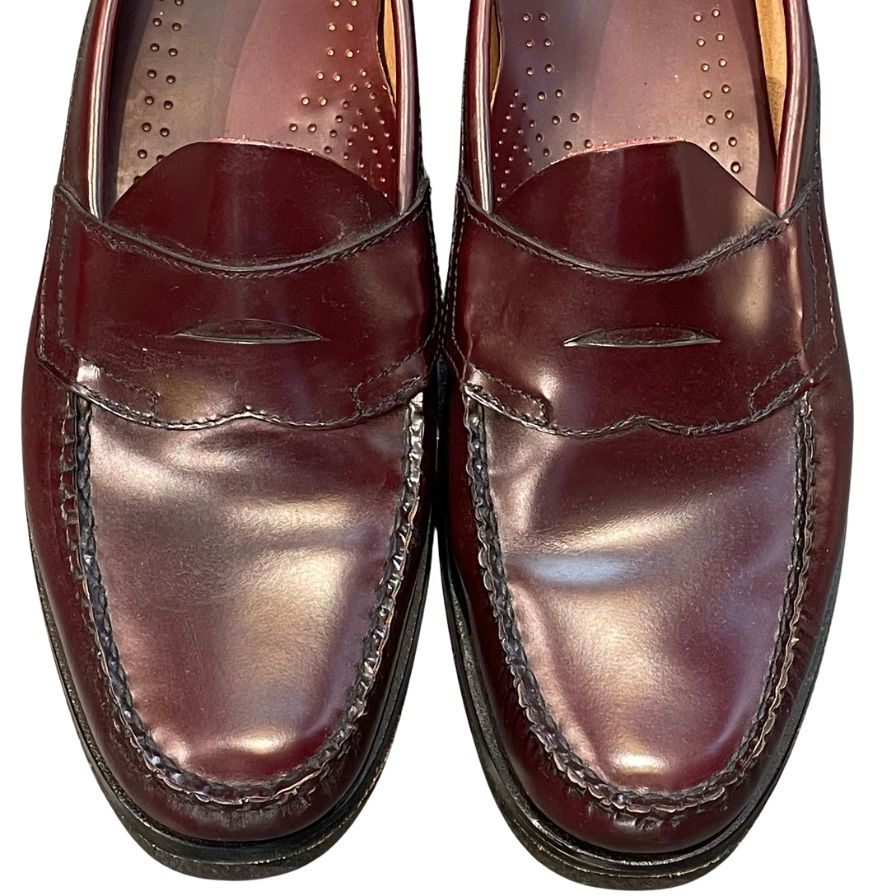 【G.H.Bass&Co.】ジーエイチバス ローファー バーガンディ ブラウン(茶系) サイズ US9.5D ラスト