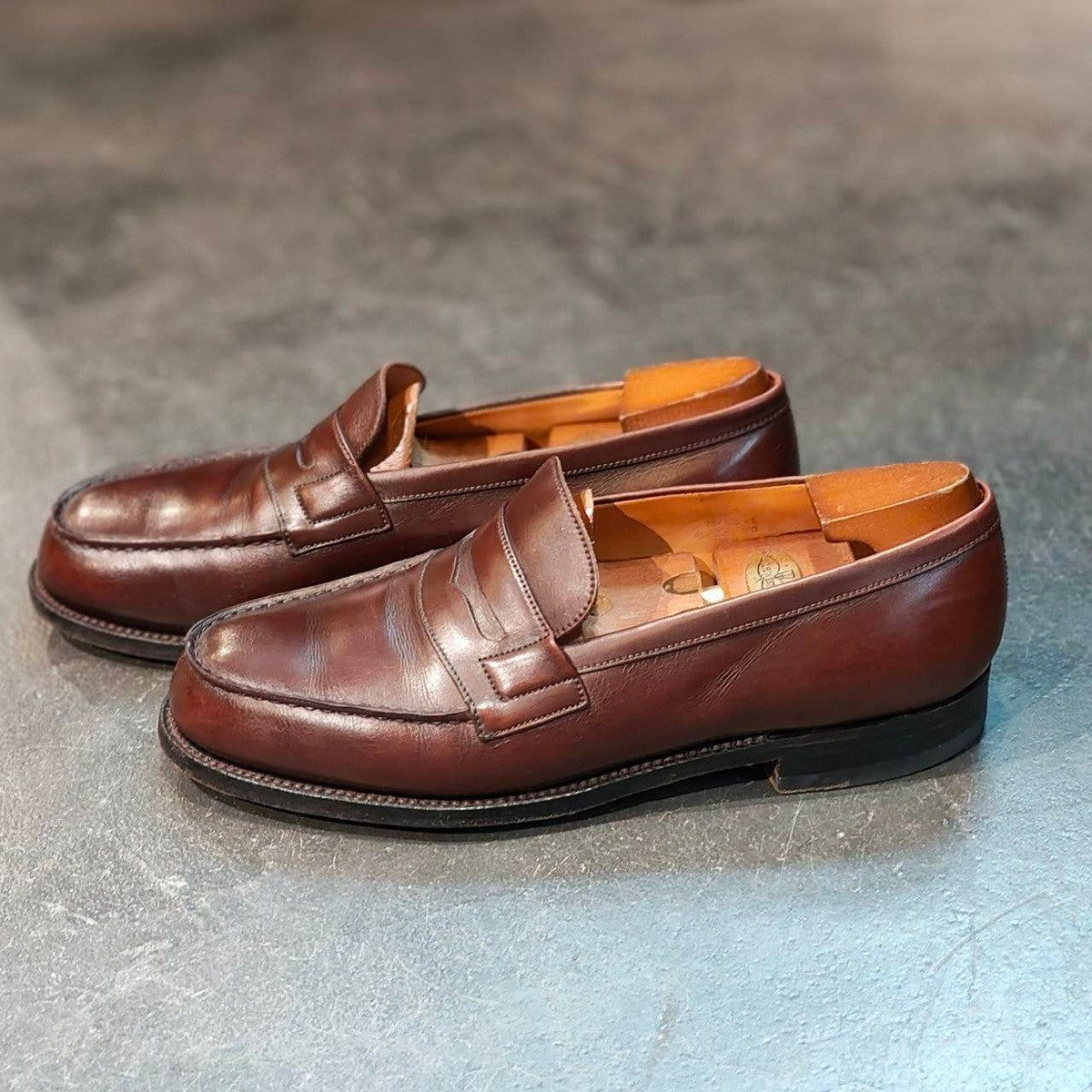 【J.M.WESTON】ジェイエムウエストン ウエストンヴィンテージ シグネチャーローファー 180 カーフ ブラウン系 サイズ 7C 41ラスト