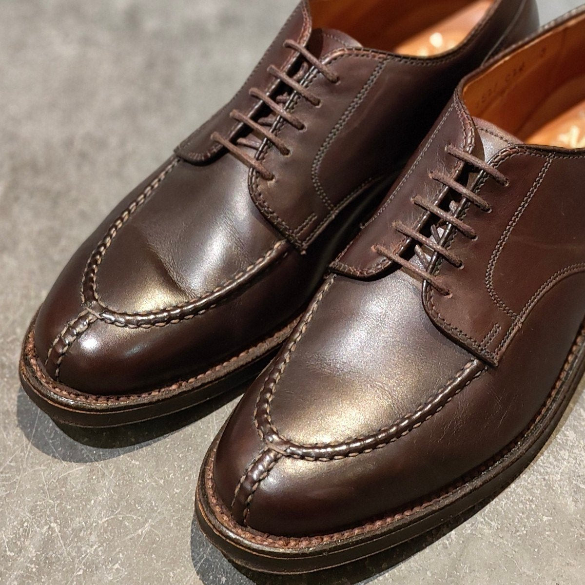 使用数回【ALDEN】オールデン 925 NST カーフ ダークブラウン サイズ US7.5D バリーラスト