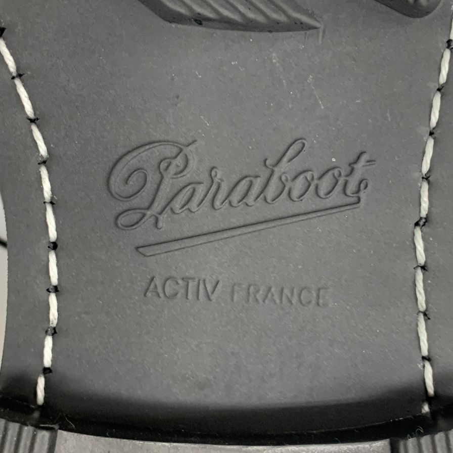 希少 新品未使用【Paraboot】パラブーツ ジョセフ別注 ストレートチップ リスレザーグレインレザーコンビ ブラック サイズ UK7