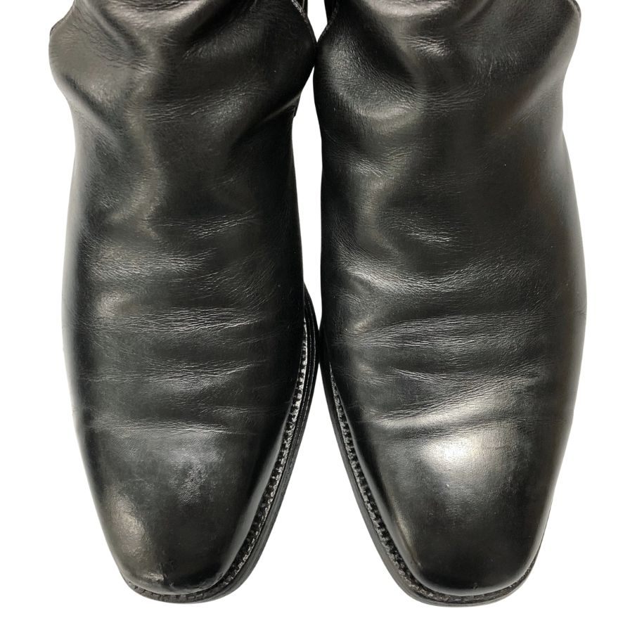 【CROCKETT&JONES】クロケット&ジョーンズ ブーツ カーフ ブラック(黒) サイズ UK6.5E ラスト