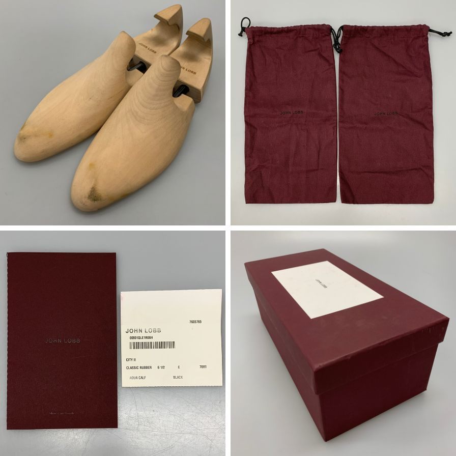 【JOHNLOBB】ジョンロブ ビジネスシューズ カーフ ブラック(黒) サイズ UK6.5E ラスト