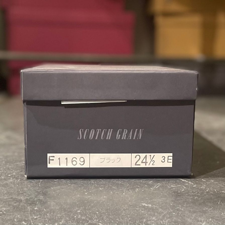 【SCOTCH GRAIN】スコッチグレイン Uチップ F-1169 カーフ ブラック サイズ24.5