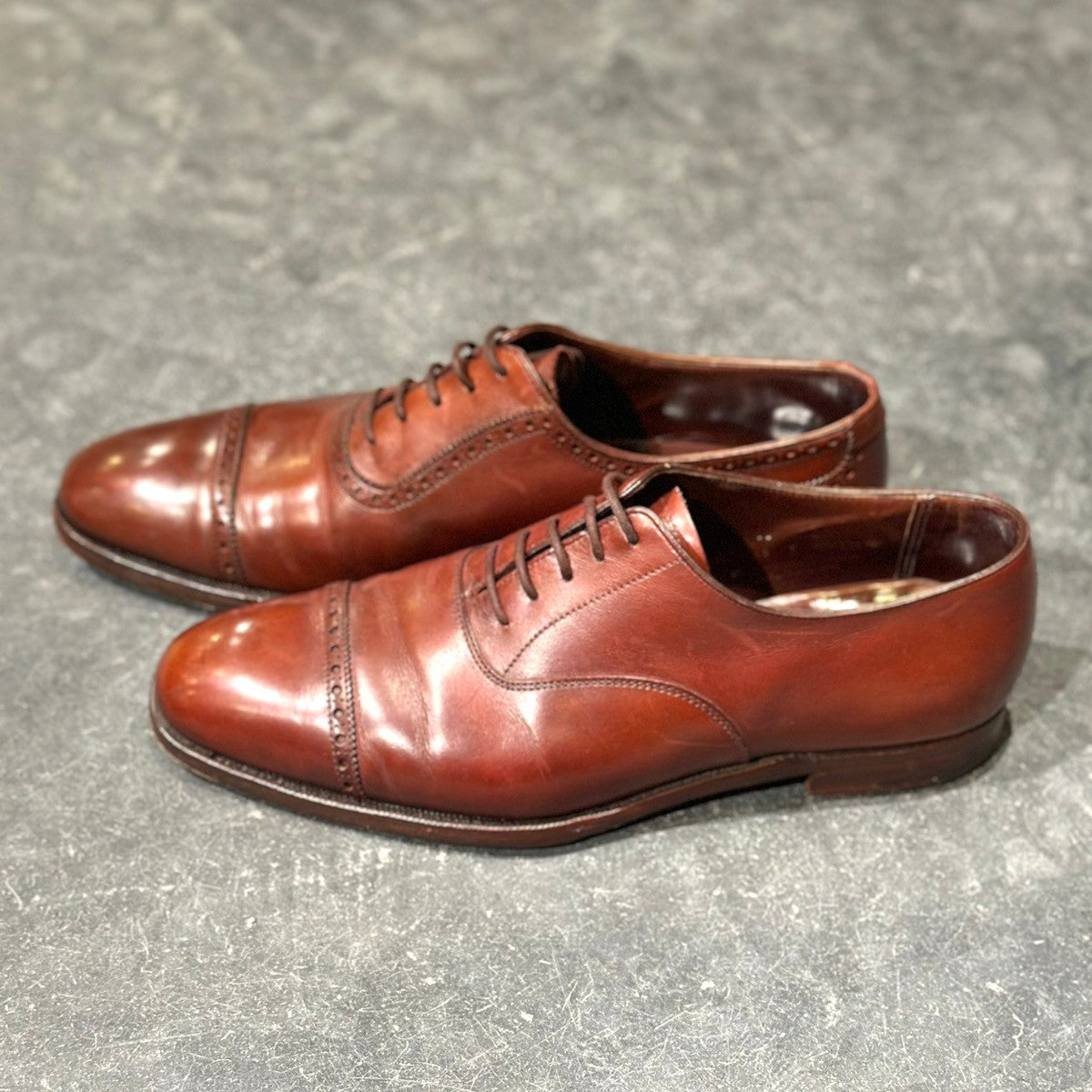 美品【Crockett&Jones】クロケット&ジョーンズ アルバニー アデレード カーフ ブラウンサイズUK6D