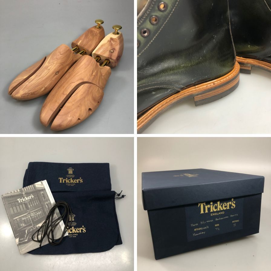 【オンライン限定】【Tricker's】トリッカーズ マウズリー 8123 メンズ サイズ 7ハーフ ダークグリーン Tricker’s