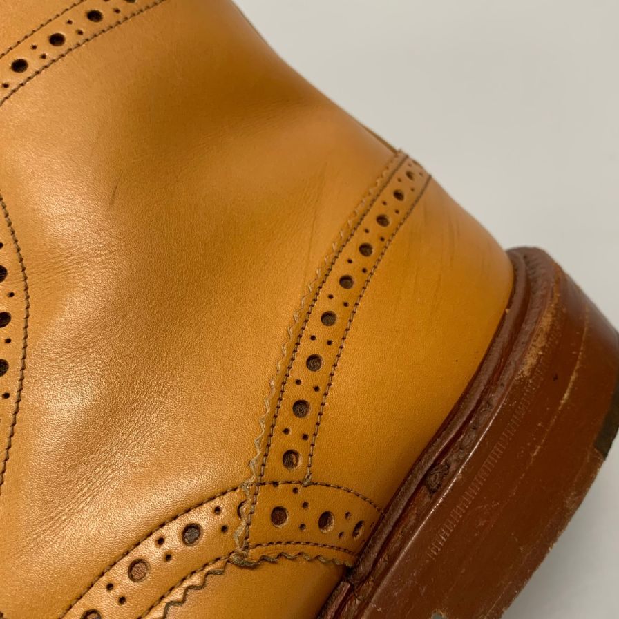 【Tricker`s】トリッカーズ M2508 ブーツ カーフ ベージュ サイズ 7ハーフ ラスト
