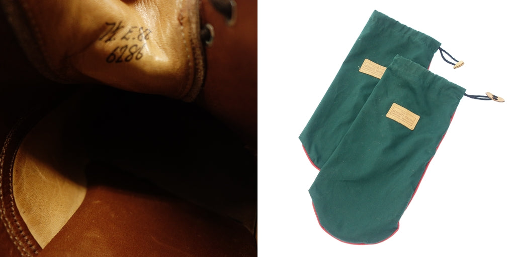 【EDWARD GREEN】エドワードグリーン 旧ロゴ 88 パンチドキャップトゥ ブラウン サイズ UK7.5D