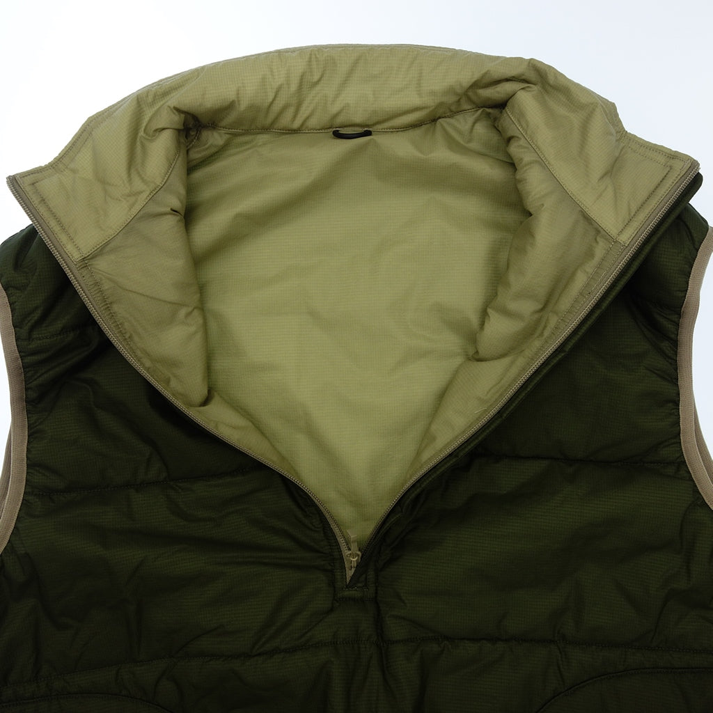 【DAIWA PIER39】ダイワ ピア 39 TECH REVERSIBLE PULLOVER PUFF VEST 22AW OLIVE サイズM