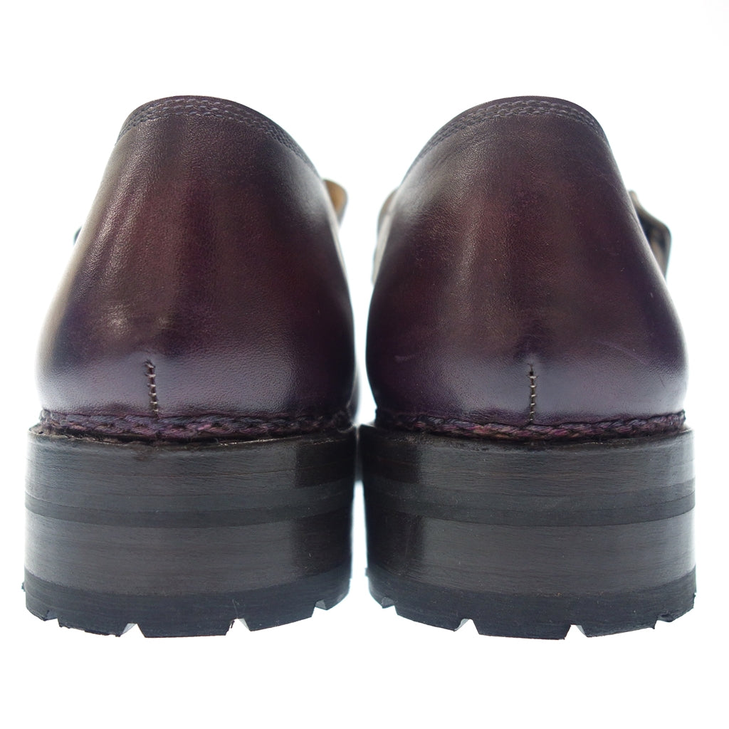 【F.lli Giocometti】フラテッリジャコメッティ FG229 T Strap U Tip パープル サイズ.40 MARMOLADA