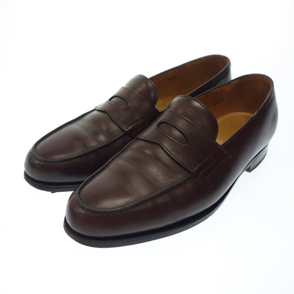 【JOHN LOBB】ジョンロブ ロペス ペニーローファー カーフ ブラウン サイズ UK7.5E ラスト