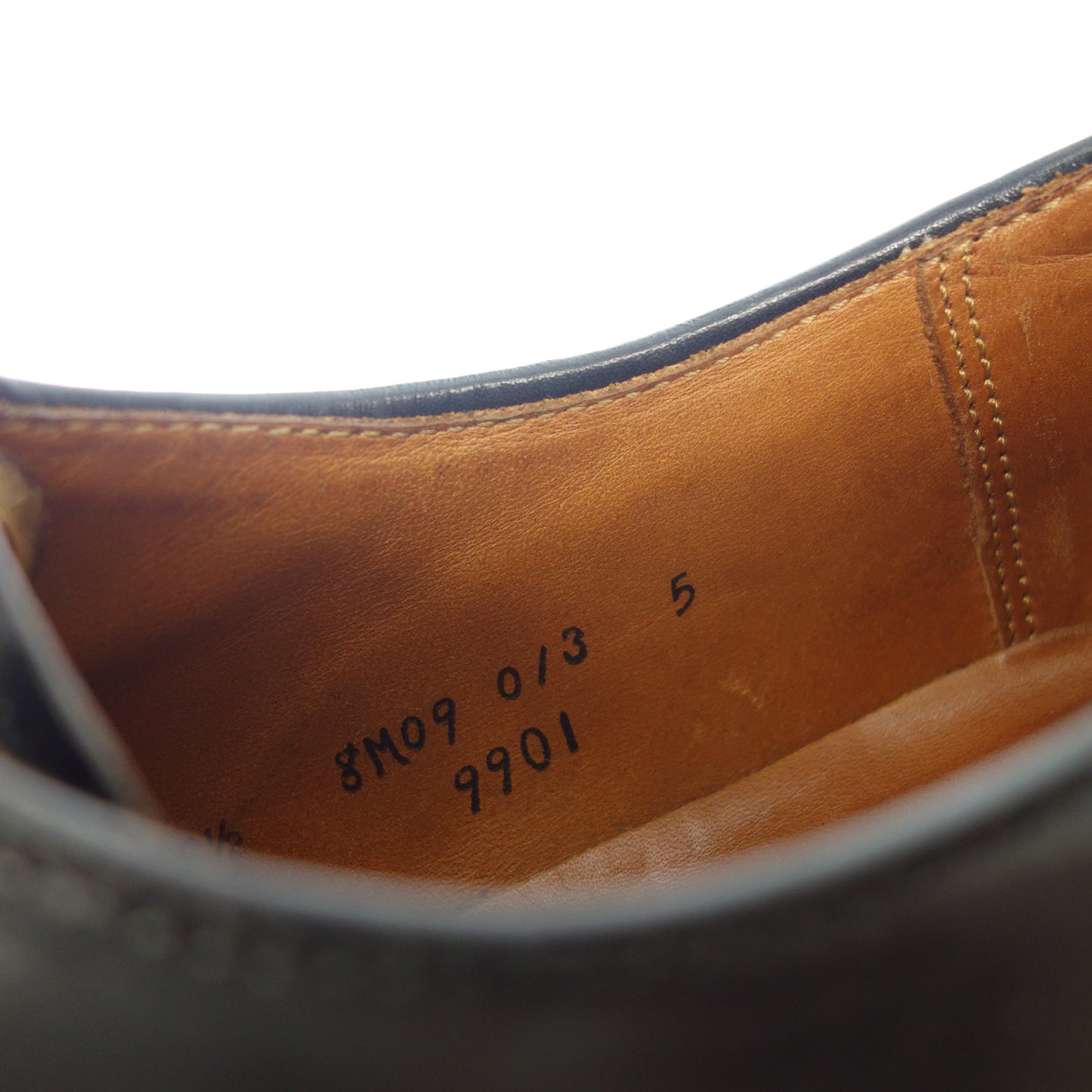 【ALDEN】オールデン 9901 プレーントゥ コードバン ブラック サイズ US8.5D バリーラストラスト