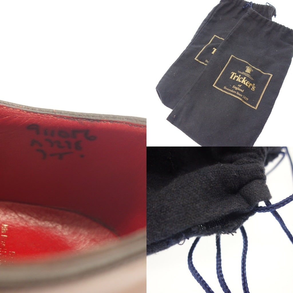 【Tricker’s】トリッカーズ プレーントゥ コードバン ブラウン UK7