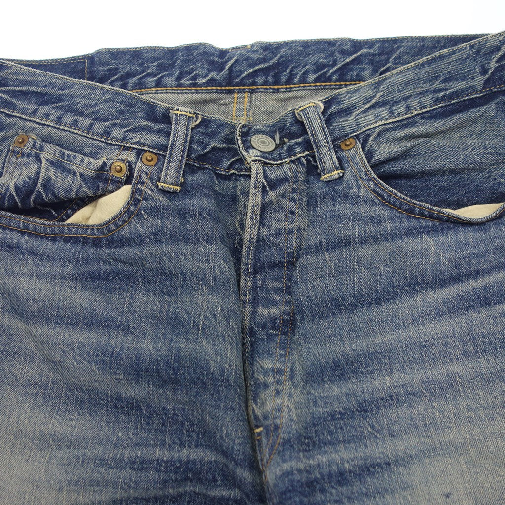 【WAREHOUSE & CO.】ウェアハウス Lot1101 セコハン ストレートデニム インディゴ サイズ W31 2ND-HAND