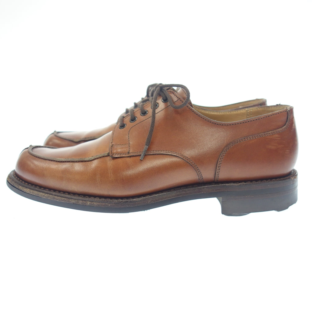 【CROCKETT&JONES】クロケット&ジョーンズ WEXFORD Uチップ カーフ ブラウン サイズ UK6E ラスト