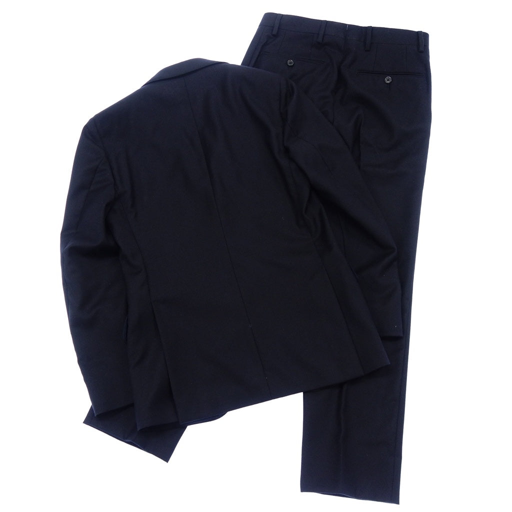 【LARDINI】ラルディーニ 段返り3Bスーツ ウール100% ネイビー サイズ 44