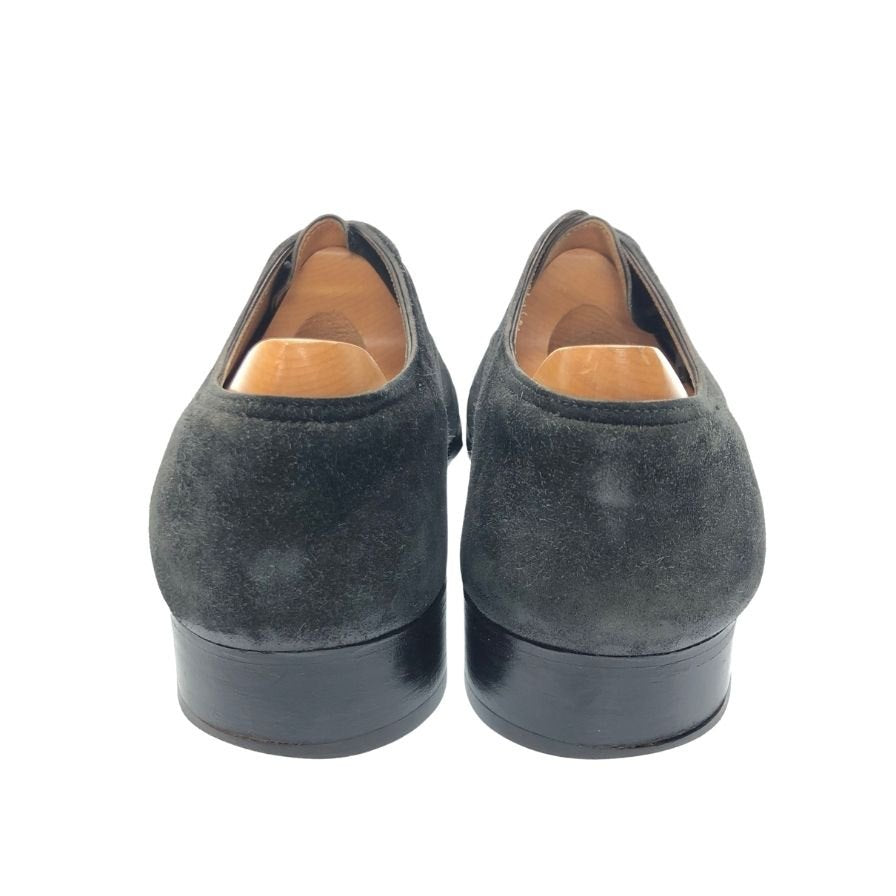 【JOHN LOBB】ジョンロブ フィリップ2 プレステージライン パンチドキャップトゥ カシミヤスエード ダークネイビー サイズ UK9D 7000ラスト PHILLIPⅡ