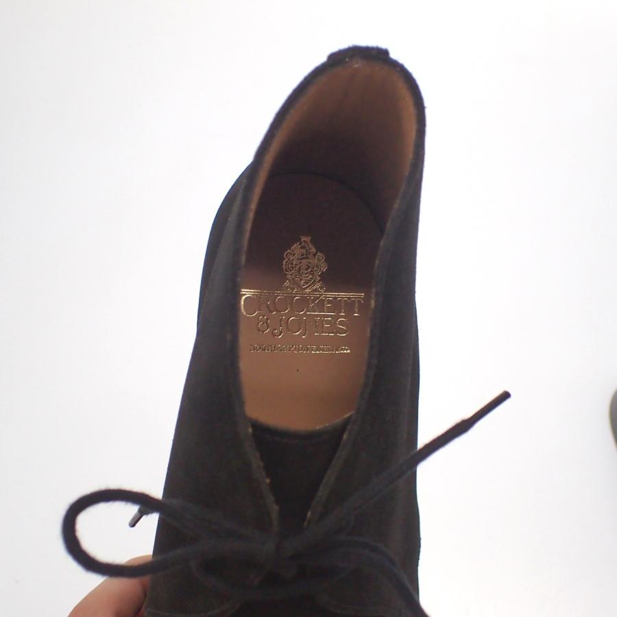 【CROCKETT&JONES】クロケットアンドジョーンズ CHERTSEY3 スエード チャッカブーツ UK8.5E 224