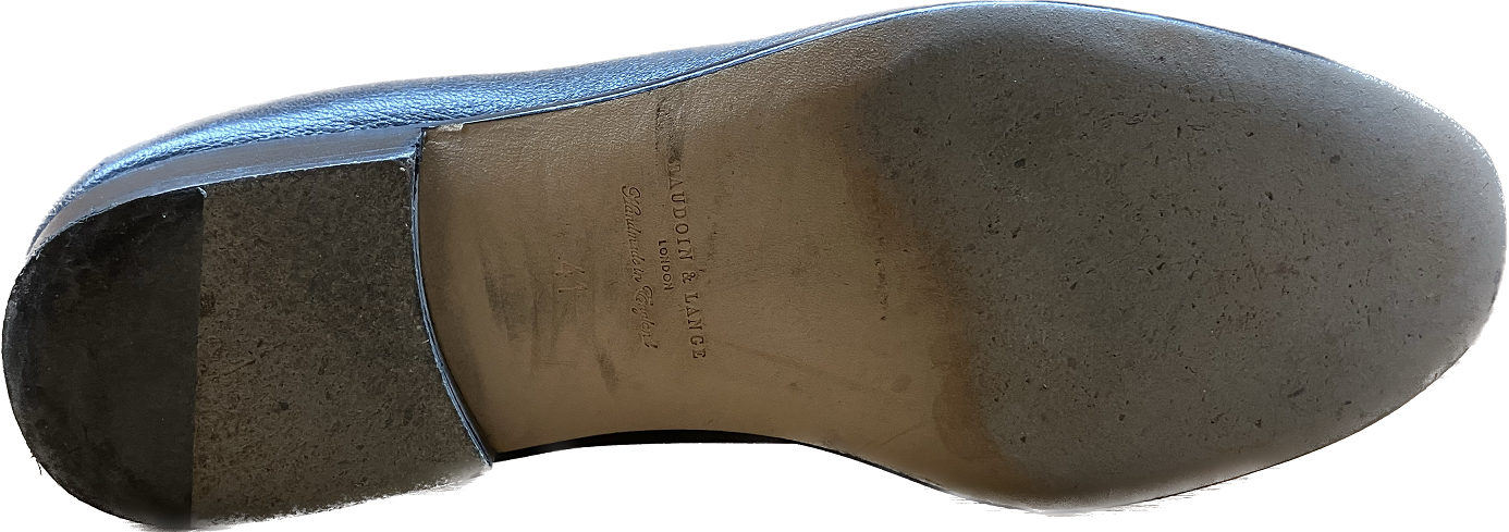 【BAUDOIN&LANGE】ボードインアンドランジ カーフ×スエード ベルジャンシューズ 41