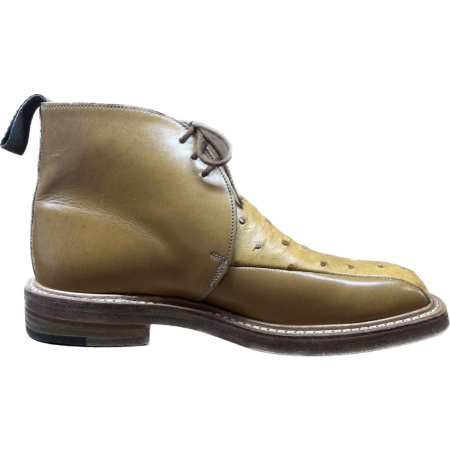 【Tricker’s】トリッカーズ M6406 カーフ オーストリッチ チャッカブーツ UK6