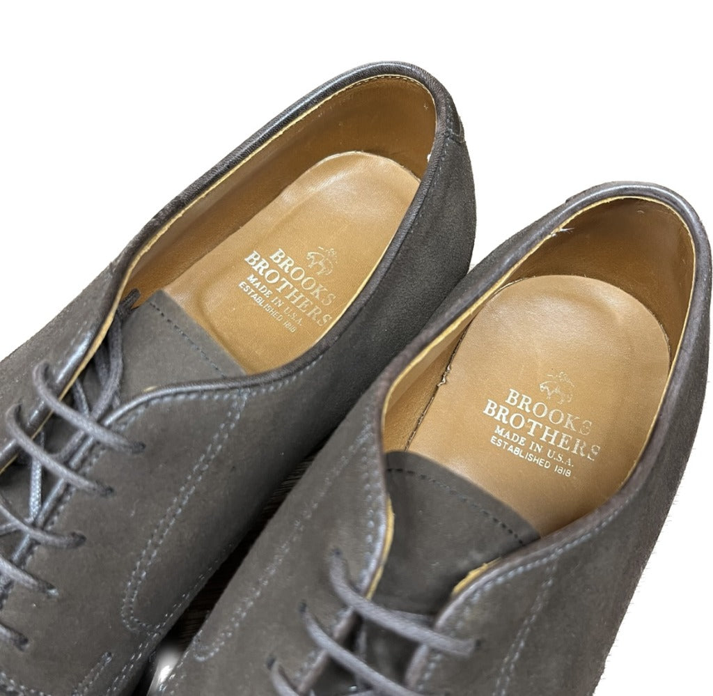 【ALDEN】オールデン ブルックスブラザーズ別注 00064 ストレートチップ スエード ブラウン サイズ US8D ラスト