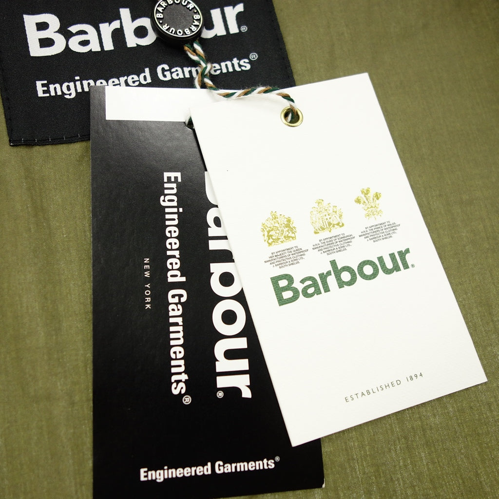 【Barbour x Engineered Garments】バブアー×エンジニアードガーメンツ アーサーベスト コットン オリーブ サイズM