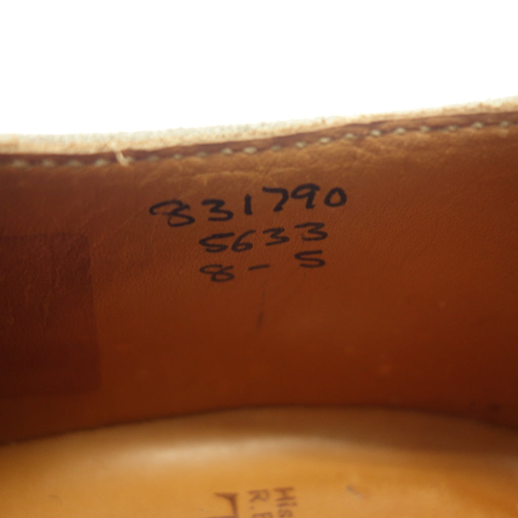 【Tricker’s】トリッカーズ SHIPS別注 M5633 スエード ウイングチップ ベージュ サイズ UK8