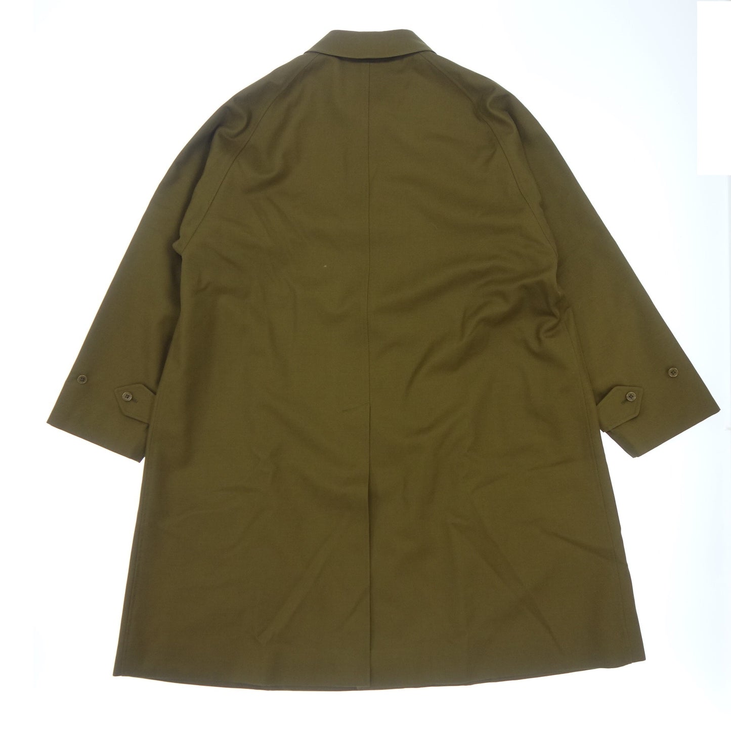 【KAPTAIN SUNSHINE】キャプテンサンシャイン キャバルリーツイルバルカラーコート ブルーフェイス ウール Walker Coat カーキ サイズ 38