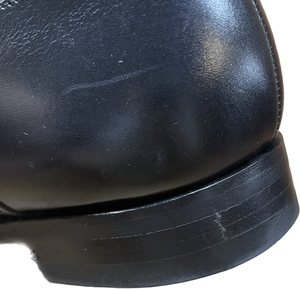 【CROCKETT&JONES】クロケット&ジョーンズ MALTON セミブローグ カーフ ブラック サイズ UK8.5E