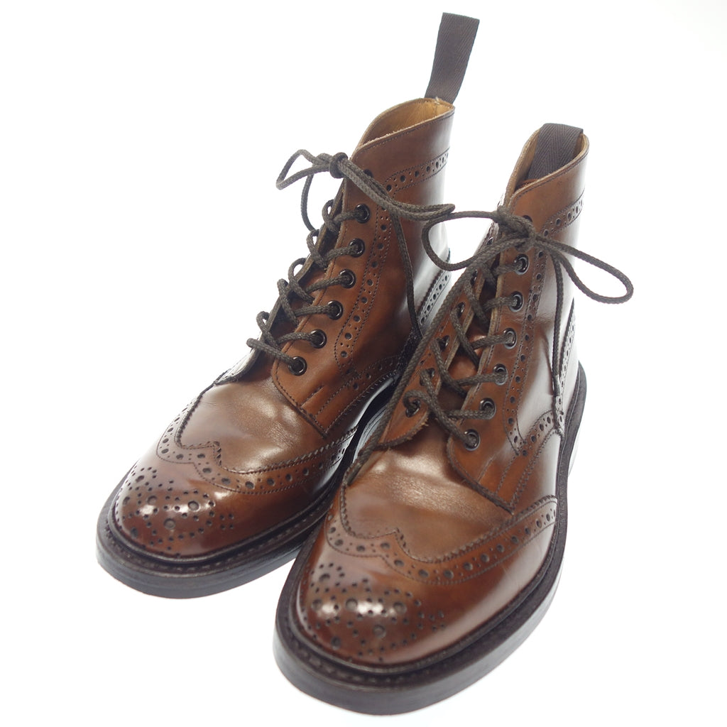 【Tricker’s】トリッカーズ STOW カントリーブーツ カーフ ブラウン UK6