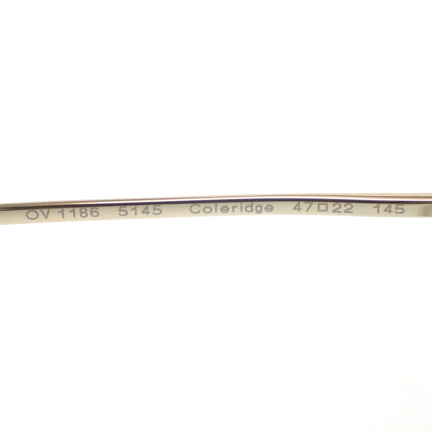 【OLIVER PEOPLES】オリバーピープルズ OV1186 Coleridge ゴールド 47□22