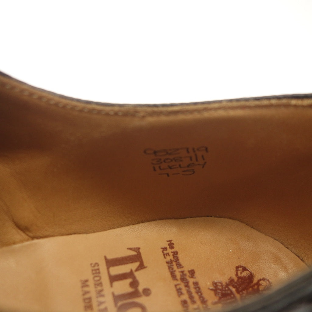【Tricker’s】トリッカーズ イルクリー 3087 フルブローグ グレインレザー ブラック UK7 ILKLEY