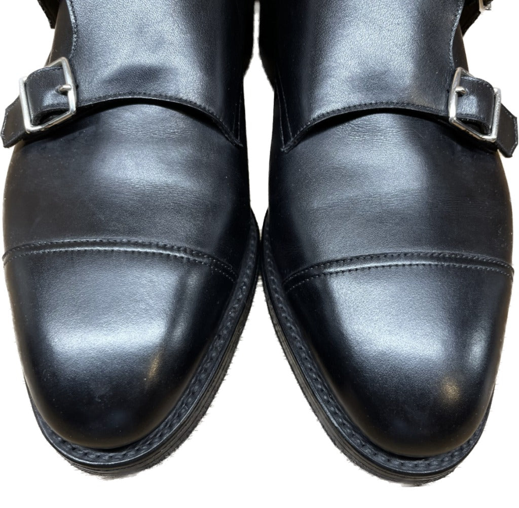 【JOHN LOBB】ジョンロブ ウィリアム ダブルモンク カーフ ブラック サイズ UK6EE 9795ラスト