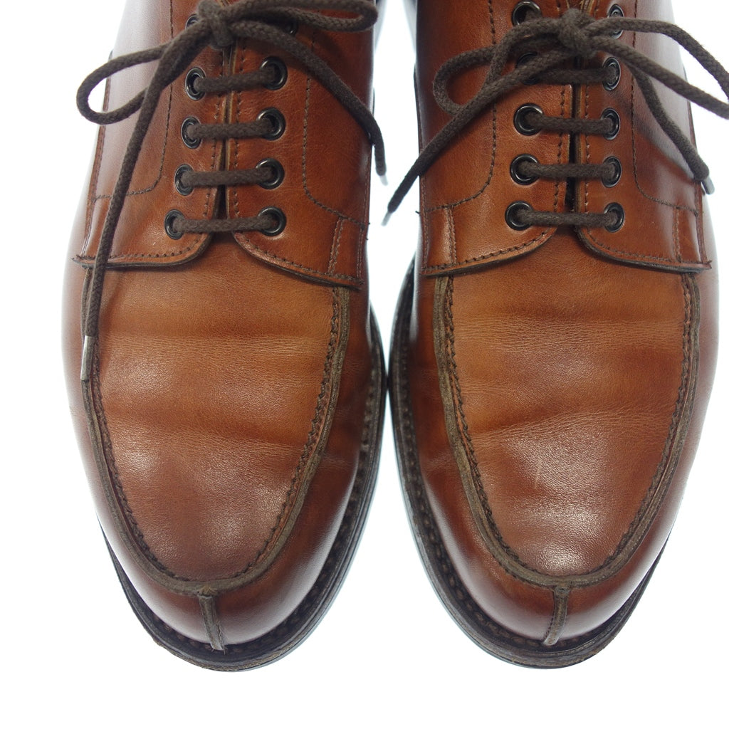 【CROCKETT&JONES】クロケット&ジョーンズ WEXFORD Uチップ カーフ ブラウン サイズ UK6E ラスト
