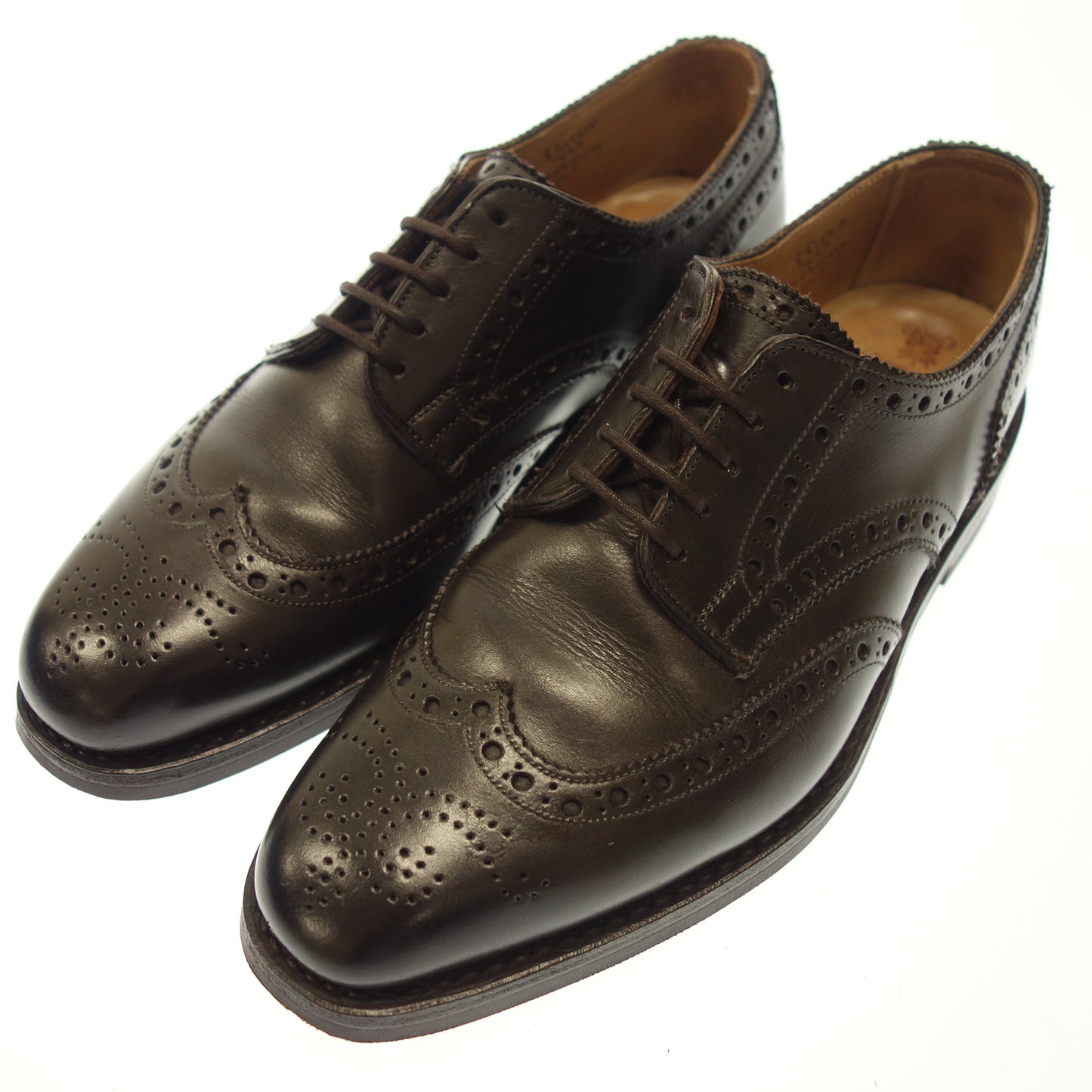 【Tricker’s】トリッカーズ NEWBURY 7423 ウイングチップ ブラウン サイズ UK6.5